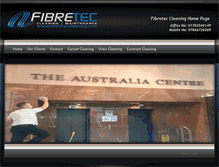 Tablet Screenshot of fibreteccleaning.com